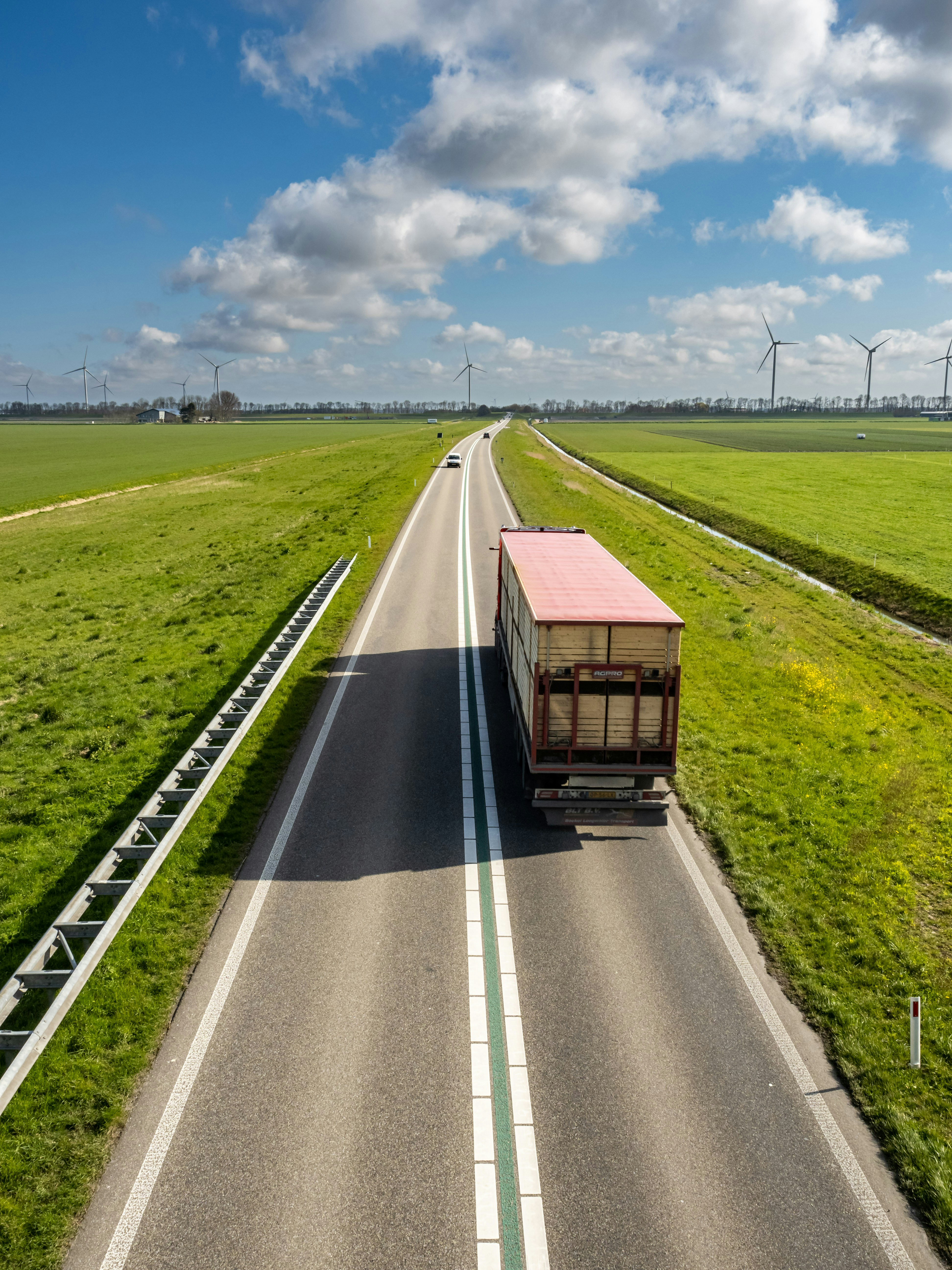 Asia Pacific Trucking semi truck on the highway